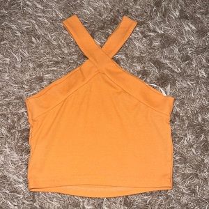 Very Adorable Orange Cropped Tank
